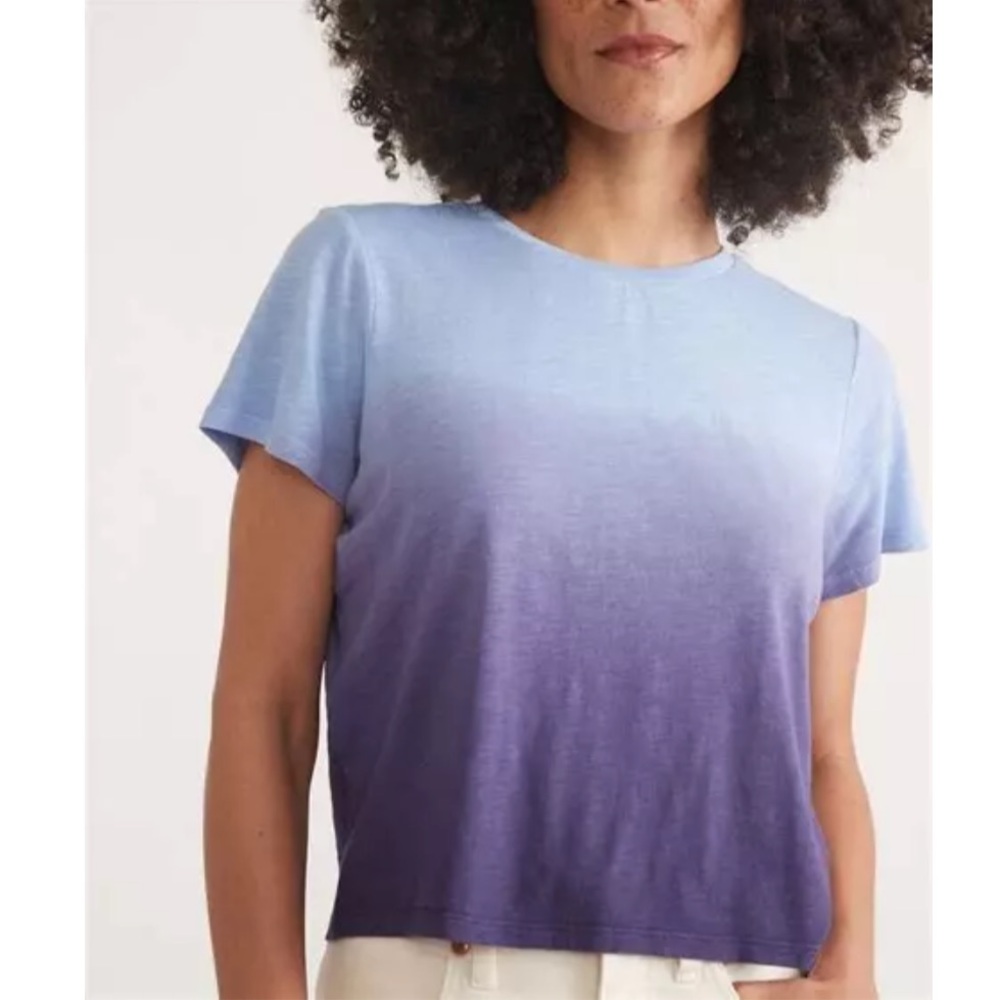 Marine Layer Easy Crew Crop Tee